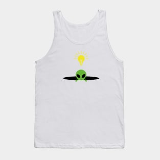 Minimal art with Alien Invasion idea Tank Top